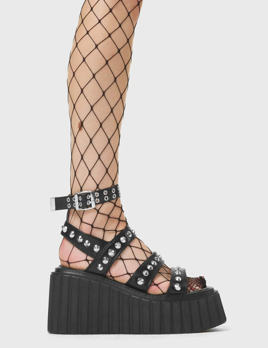 Shot In The Dark Chunky Creeper Sandals – LAMODA US