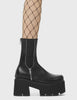 Dilemma Chunky Platform Ankle Boots