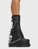 She's Dangerous Chunky Platform Ankle Boots