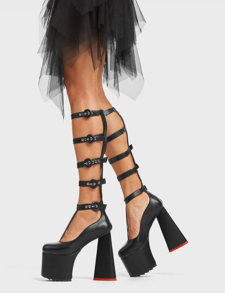 My Angel Platform Knee High Boots LAMODA