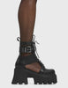 Busy Chunky Platform Ankle Boots