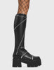 Go Figure Chunky Platform Knee High Boots