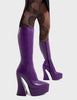 Sketchy Platform Calf Boots