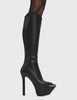 Seal My Fate Platform Knee High Boots