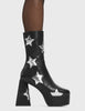 Seeking Stars Platform Ankle Boots