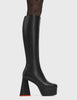 Sweet Talker Platform Knee High Boots