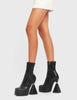 All About You Platform Ankle Boots