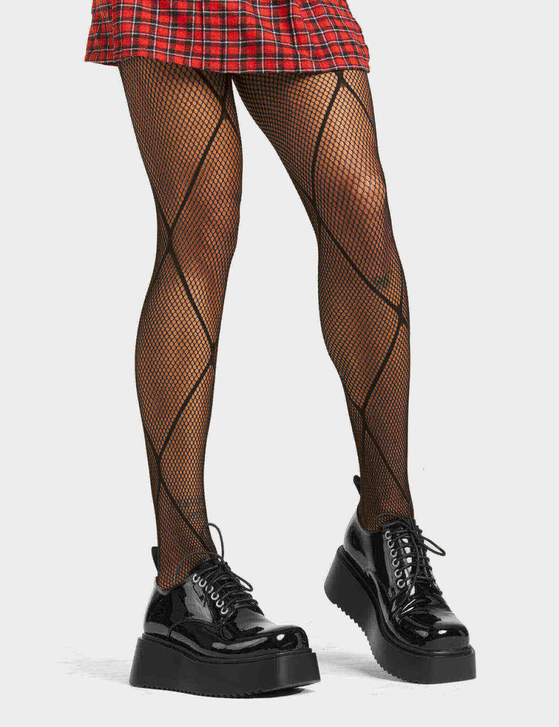 Our Minimalist Fishnet Tights is such a vibe - ROMWE