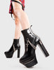 Deathbed Platform Ankle Boots