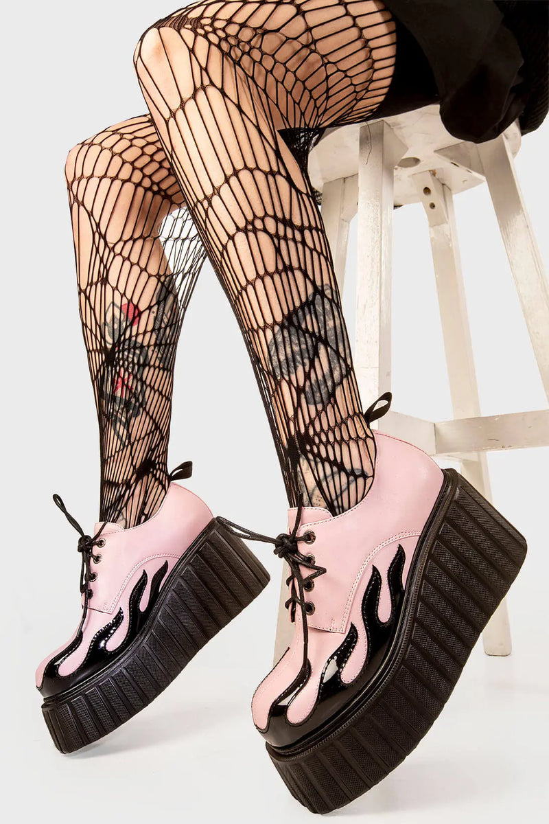 Girls On Tour Chunky Platform Creeper Shoes LAMODA US