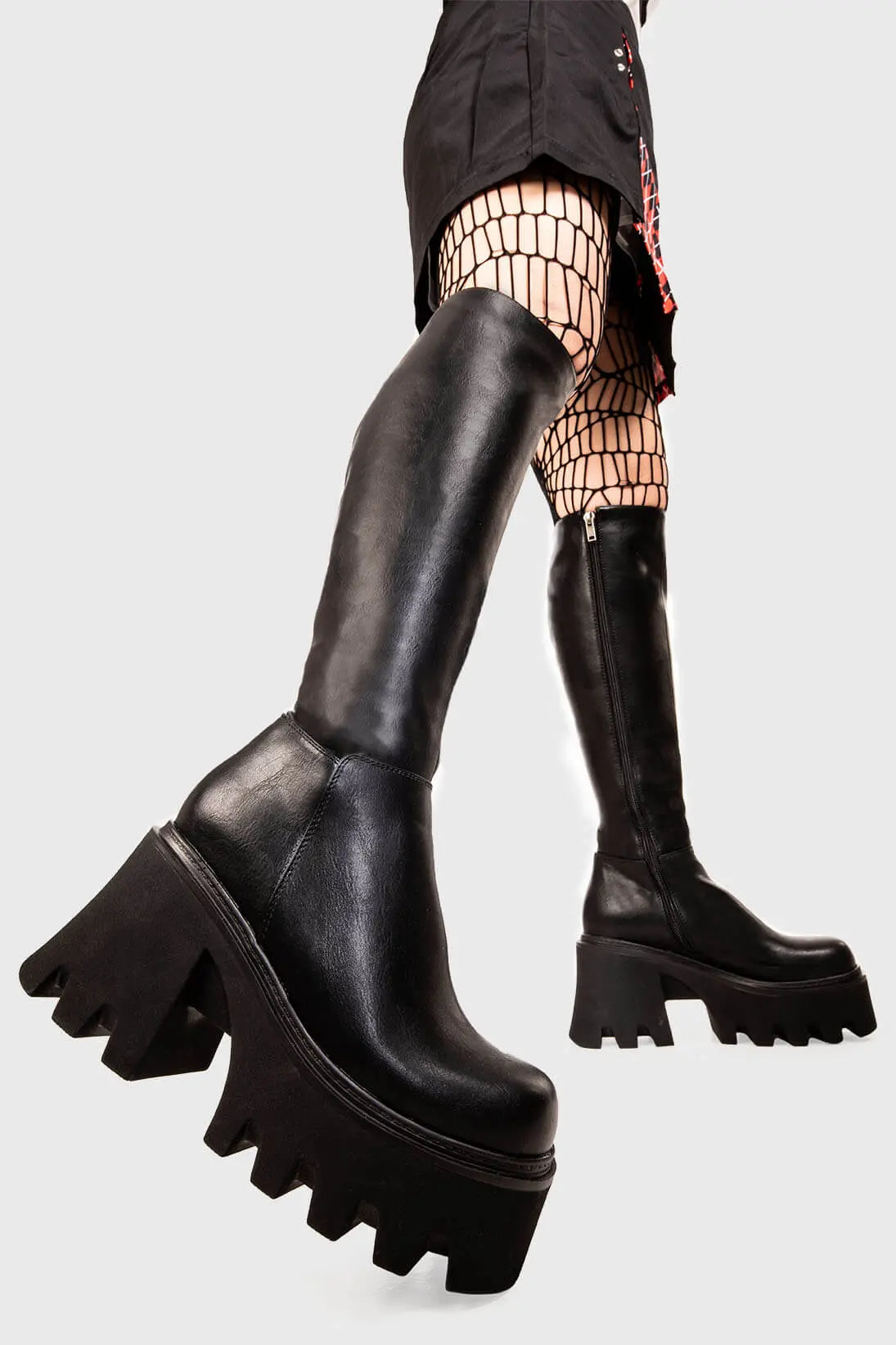 Ready Chunky Platform Knee High Boots â LAMODA US