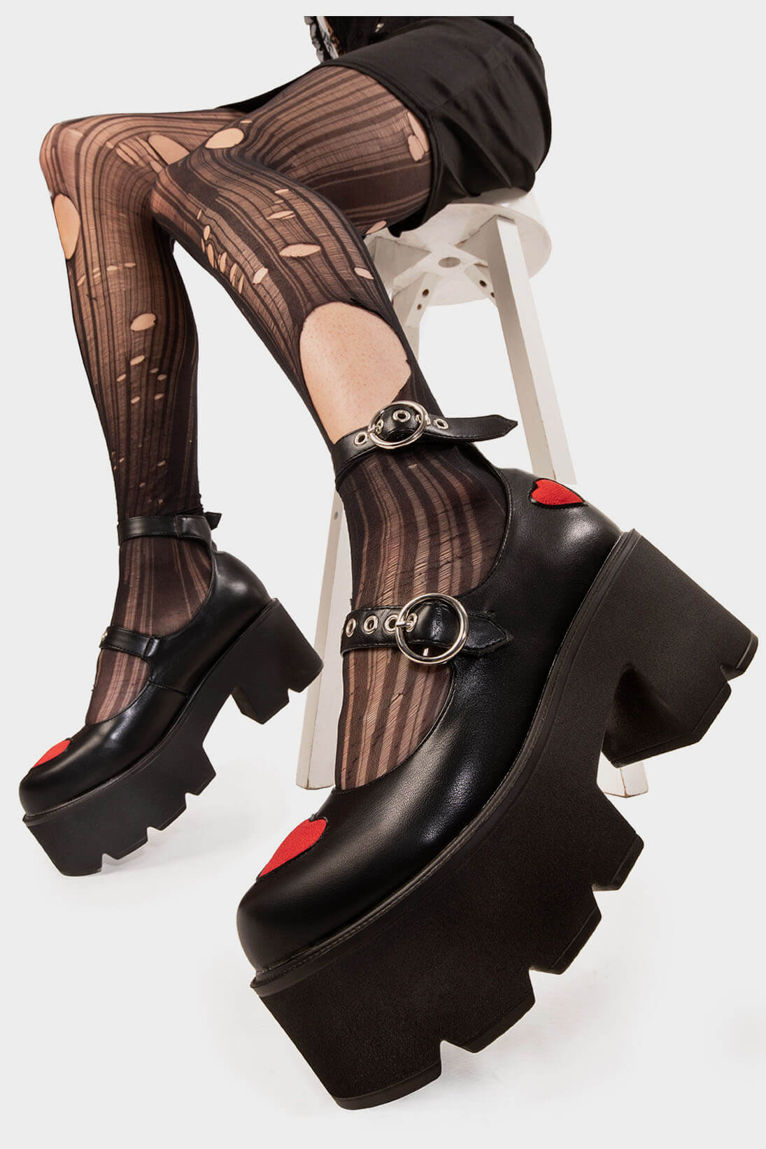 Women's Mary Jane Ankle Strap Square Toe Platform Block Heel Work Pumps  Shoes | eBay