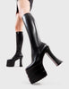 Unfaithful Promises Platform Knee High Boots